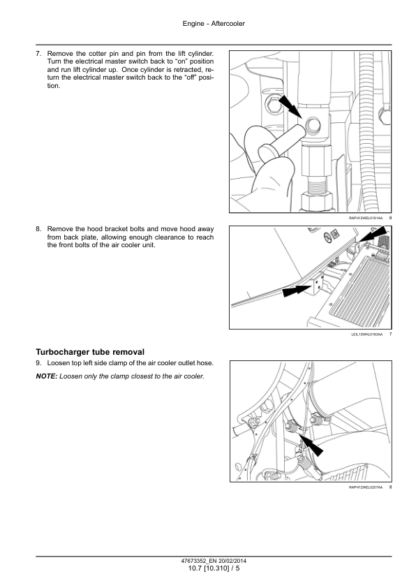 CASE 821F 921F Tier 4b Engine and Transmission Service Manual - Image 4