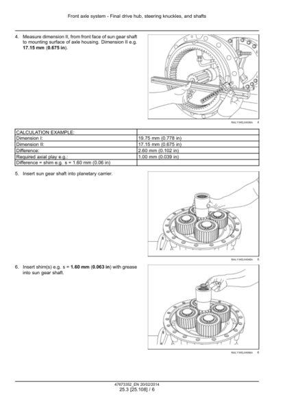 CASE 821F 921F Tier 4b Wheel Loader Service Manual - Image 11