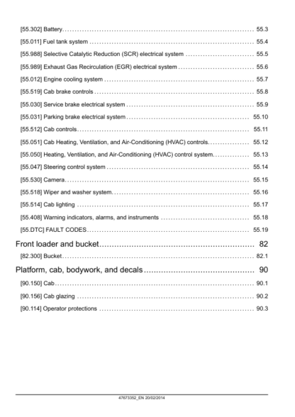 CASE 821F 921F Tier 4b Wheel Loader Service Manual - Image 5