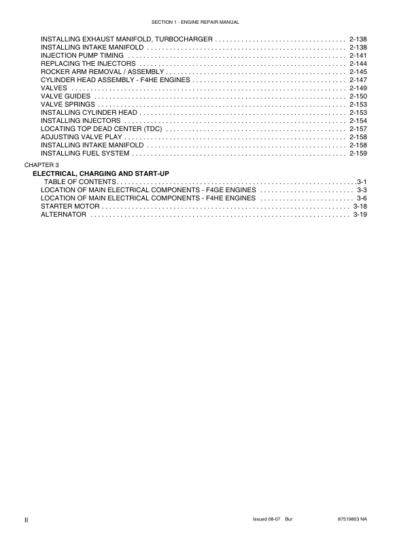 CASE F4GE F4HE Engine Repair Service Manual - Image 6
