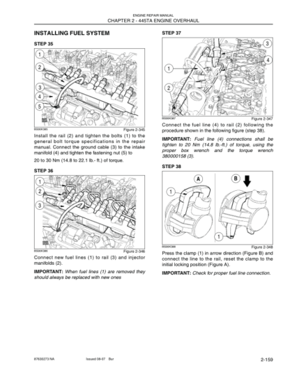 CASE F4GE F4HE Engine Repair Service Manual - Image 10