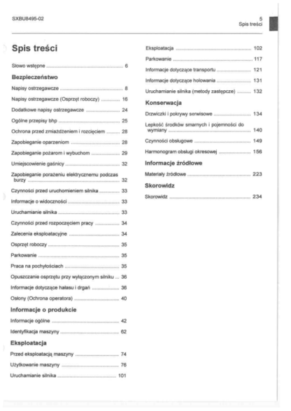 CAT 216B3 instrukcja obsługi i konserwacji - Image 3