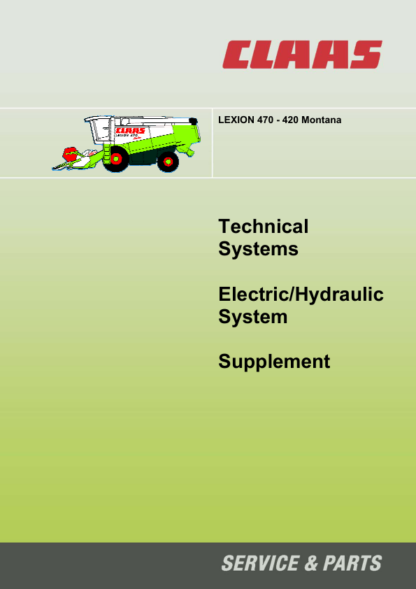 CLAAS Lexion 470-420 Technical Systems, Hydraulic System - Image 8