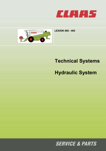 CLAAS Lexion 480-405 Technical Systems, Hydraulic System - Image 4