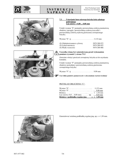DEUTZ ECCOM 1.5 Instrukcja Napraw Przekładni - Image 10