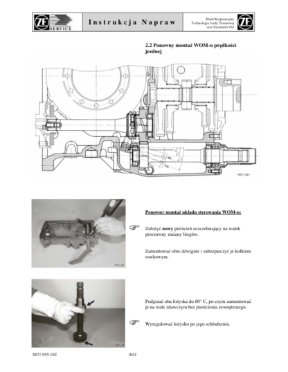 DEUTZ ZF Oś tylna T-7100 Instrukcja Napraw - Image 8