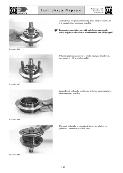 DEUTZ ZF Oś tylna T-7336 Instrukcja Napraw - Image 9