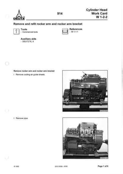 Deutz F6L914 Workshop Manual - Image 8