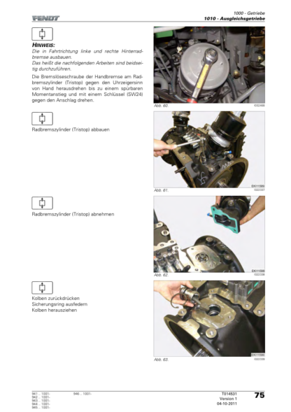 FENDT 941 942 943 944 945 Vario SCR Workshop Manual - Image 14