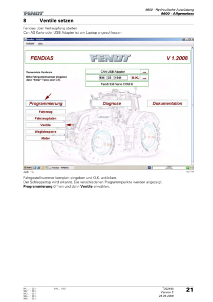 FENDT 941 942 943 944 945 Vario SCR Workshop Manual - Image 11