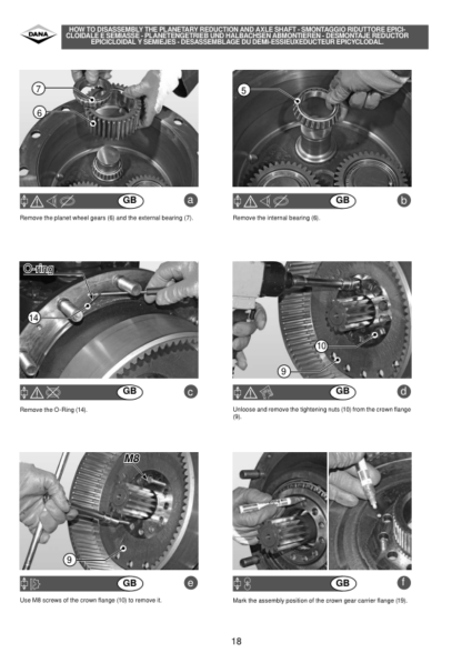 FENDT DANA MO970S10 Axle Workshop Manual - Image 11