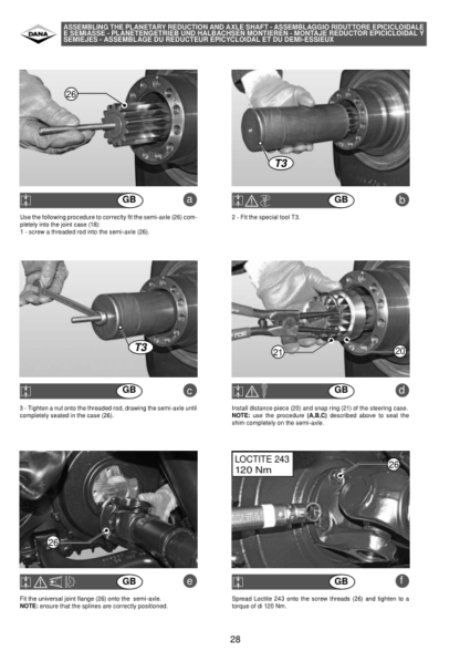 FENDT DANA MO970S10 Axle Workshop Manual - Image 12