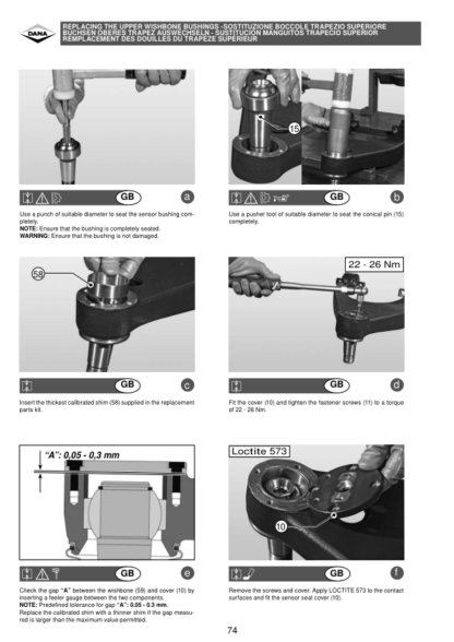 FENDT DANA MO970S10 Axle Workshop Manual - Image 14