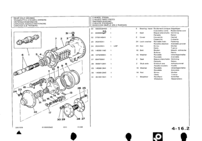 FERMEC 700 800 900 Backhoe Loader Parts Catalog - Image 4