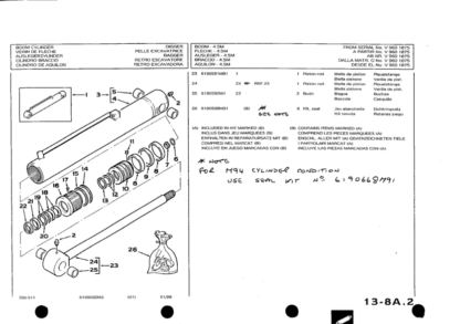 FERMEC 700 800 900 Backhoe Loader Parts Catalog - Image 10