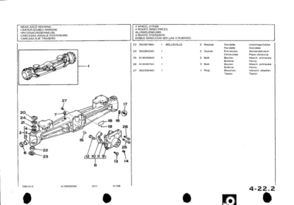 FERMEC 700 800 900 Backhoe Loader Parts Catalog - Image 5