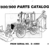 FERMEC 700 800 900 Backhoe Loader Parts Catalog - Image 2