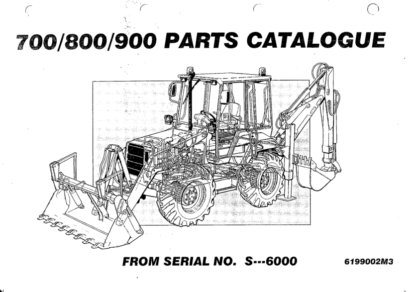 FERMEC 700 800 900 Backhoe Loader Parts Catalog - Image 2