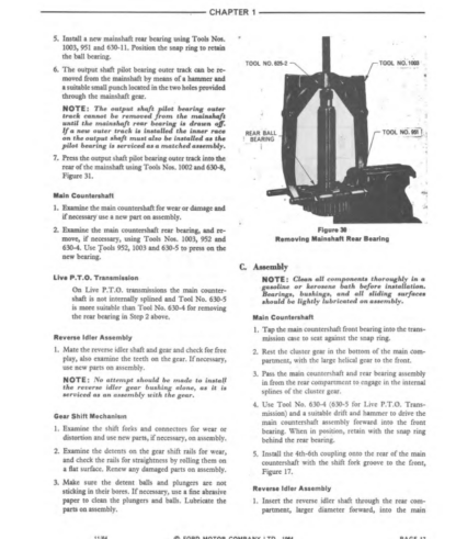 FORD from 2000 to 5550 Series Service Manual - Image 9