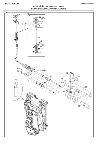 Hidromek HMK 102B Backhoe Loader Parts Catalog - Image 6