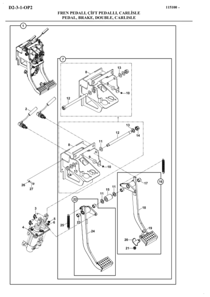 Hidromek HMK 102B Backhoe Loader Parts Catalog - Image 7
