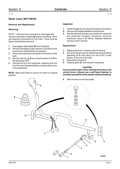 JCB 8013 8015 8017 0817 Service Manual - Image 8