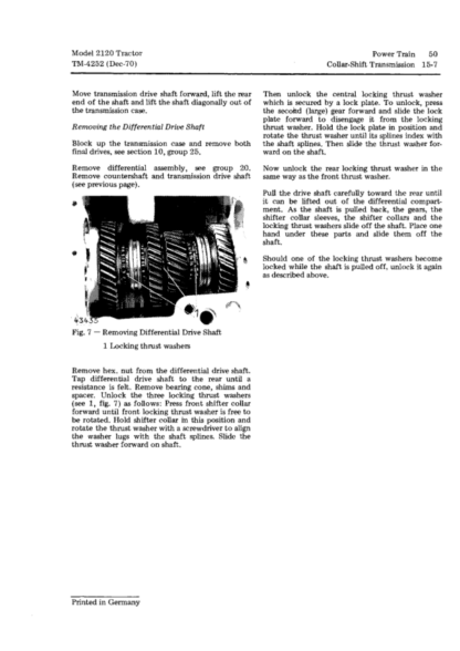 John Deere 2120 Tractor Service Manual - Image 6