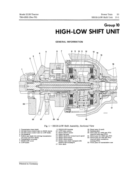 John Deere 2120 Tractor Service Manual - Image 4