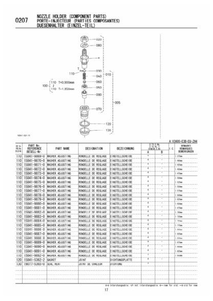 Kubota V3600-E3B-EU-ZH4 Diesel Engine Parts Manual - Image 10