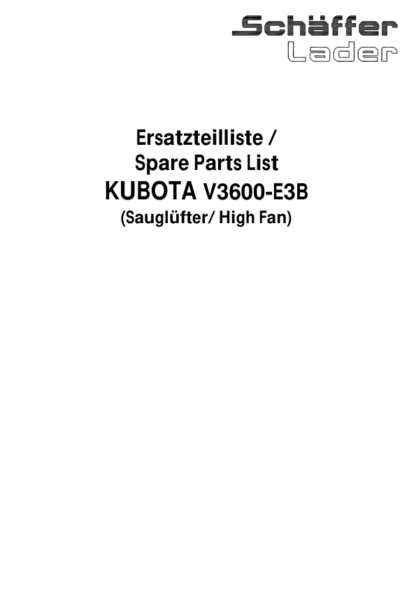 Kubota V3600-E3B-EU-ZH4 Diesel Engine Parts Manual - Image 3