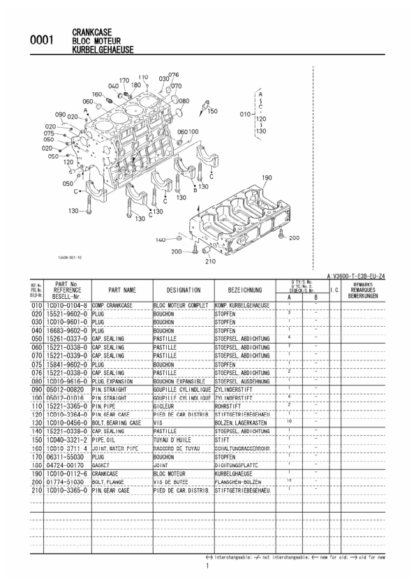 Kubota V3600-T-E3B-EU-Z4 Diesel Engine Parts Manual - Image 5