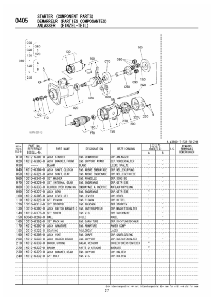 Kubota V3600-T-E3B-EU-ZH4 Diesel Engine Parts Manual - Image 8