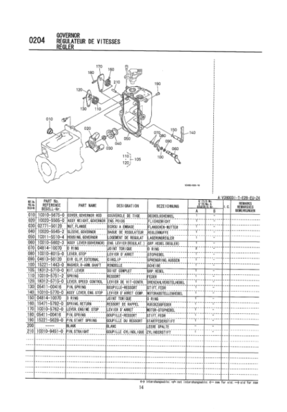 Kubota V3800DI-E2B-EU-Z4 Diesel Engine Parts Manual - Image 8