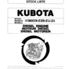 Kubota V3800DI-E2B-EU-Z4 Diesel Engine Parts Manual - Image 2