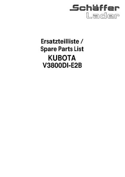 Kubota V3800DI-E2B-EU-Z4 Diesel Engine Parts Manual - Image 3