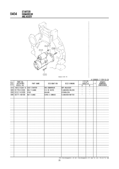 Kubota V3800DI-T-E2B-EU-Z4 Diesel Engine Parts Manual - Image 9