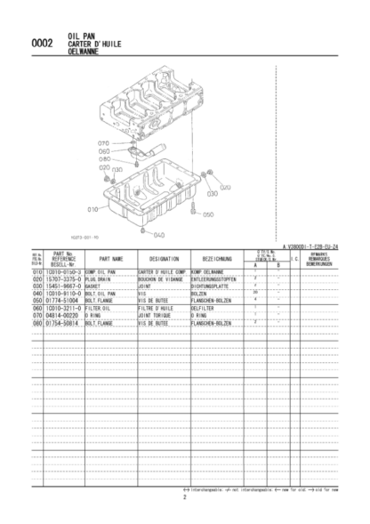 Kubota V3800DI-T-E2B-EU-Z4 Diesel Engine Parts Manual - Image 7