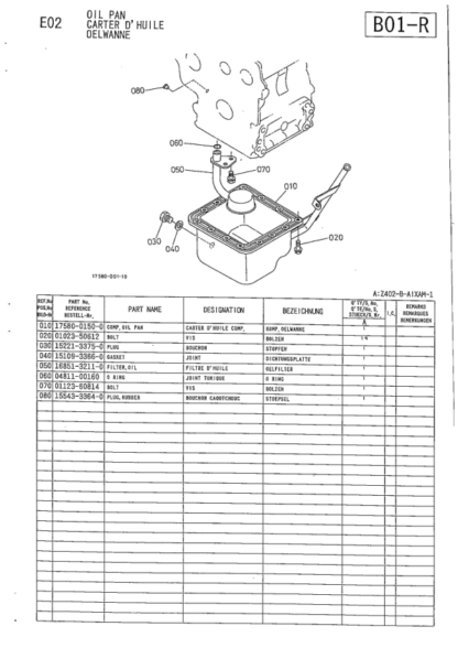 Kubota Z402-B Aixam-1 Diesel Engine Parts Manual - Image 5