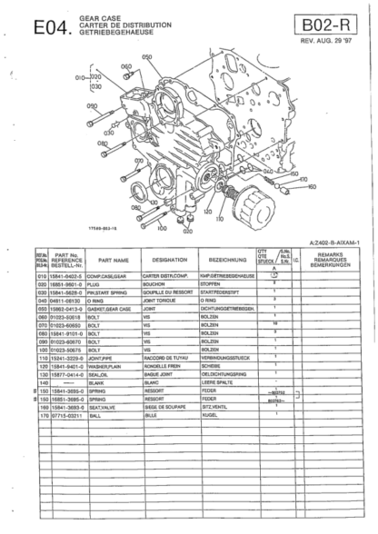 Kubota Z402-B Aixam-1 Diesel Engine Parts Manual - Image 7