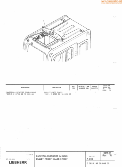 Liebherr A912 Litronic Excavator Parts Manual - Image 8