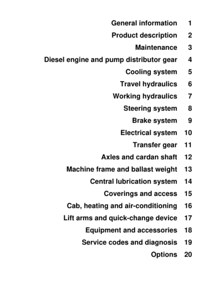 Liebherr L550 - 580 2plus2 Wheel Loader Service Manual - Image 3