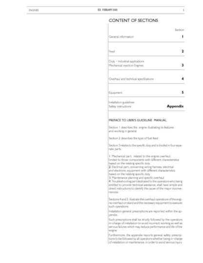 New Holland 445M2 445TM2 668TM2 Engine Service Manual - Image 8