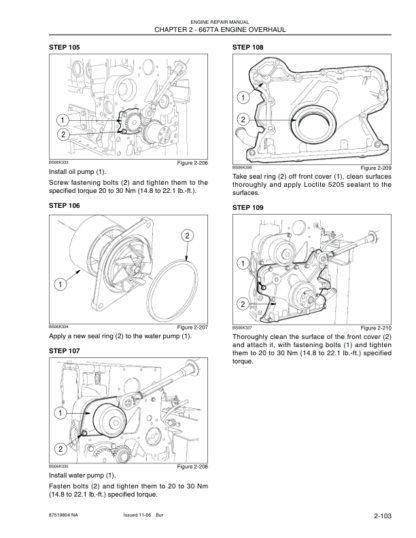 New Holland CASE 667TA Engine Repair Manual - Image 6