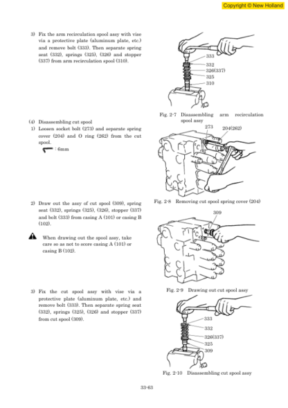 New Holland E115SR E135SR Excavator Workshop Manual - Image 9