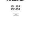 New Holland E115SR E135SR Excavator Workshop Manual - Image 2