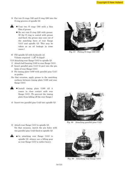 New Holland E115SR E135SR Excavator Workshop Manual - Image 14