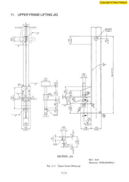 New Holland E115SR E135SR Excavator Workshop Manual - Image 15