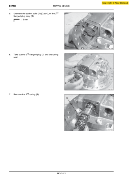 New Holland E175B E195B Excavator Service Manual - Image 12
