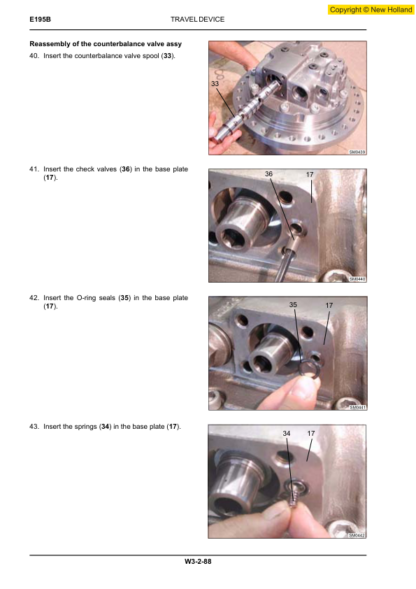 New Holland E175B E195B Excavator Service Manual - Image 15
