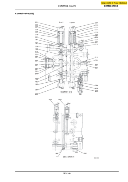 New Holland E175B E195B Excavator Service Manual - Image 10